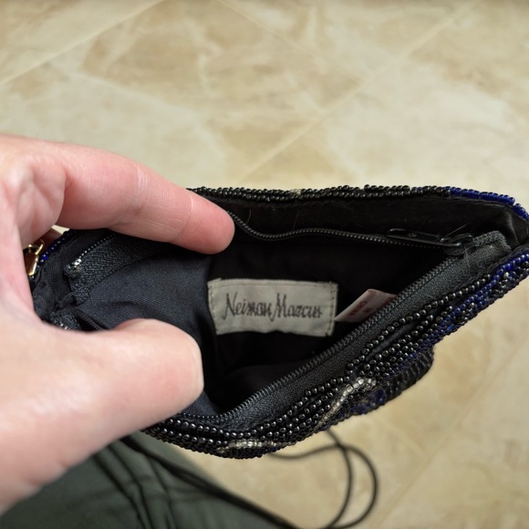 VTG Neiman Marcus Beaded Butterfly Bag Artsy Novelty Cocktail Party - Picture 5 of 6